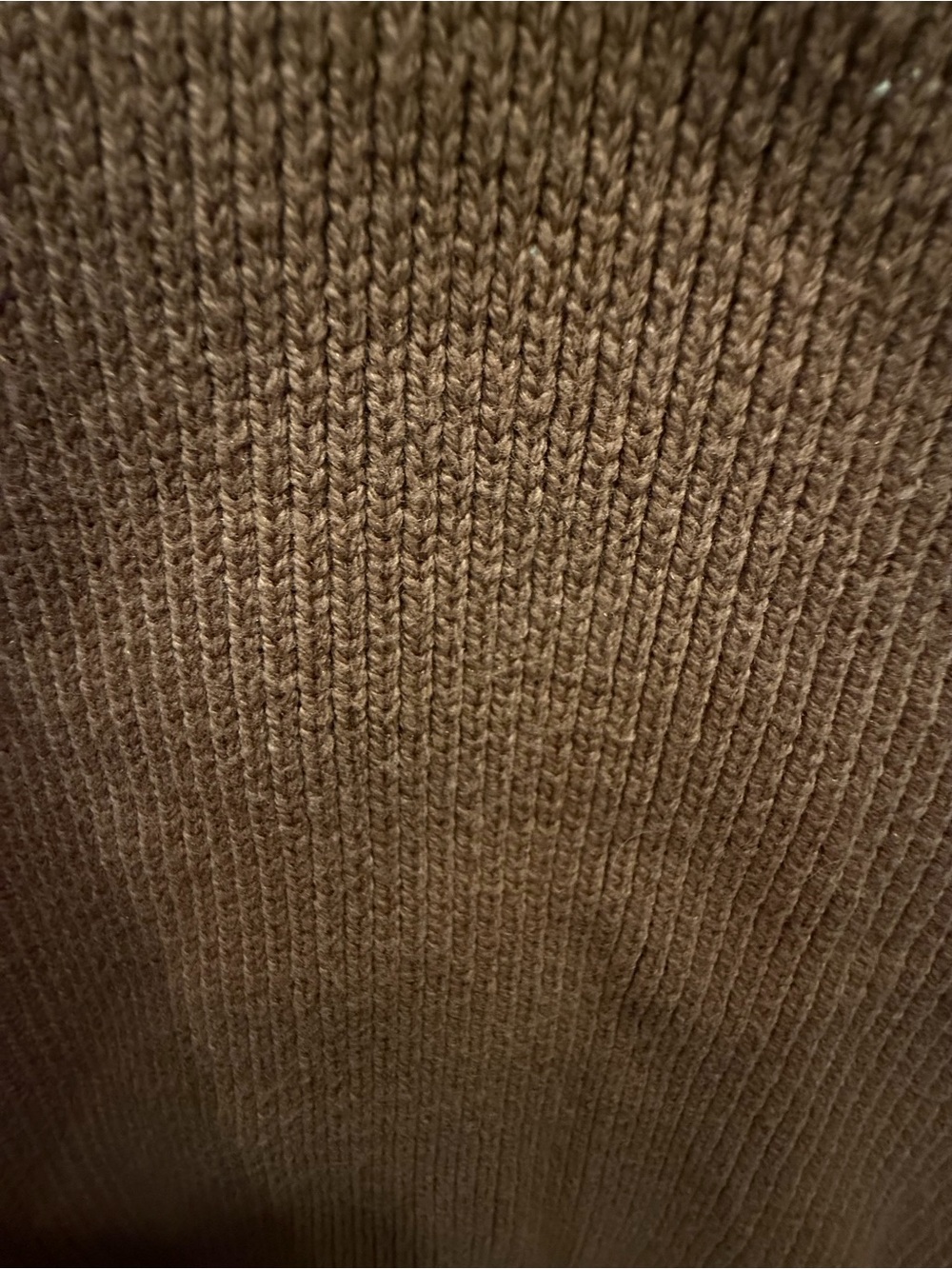 Zenana Outfitters Cropped Ribbed Turtleneck Sweater - Rust Brown - Picture 3 of 9